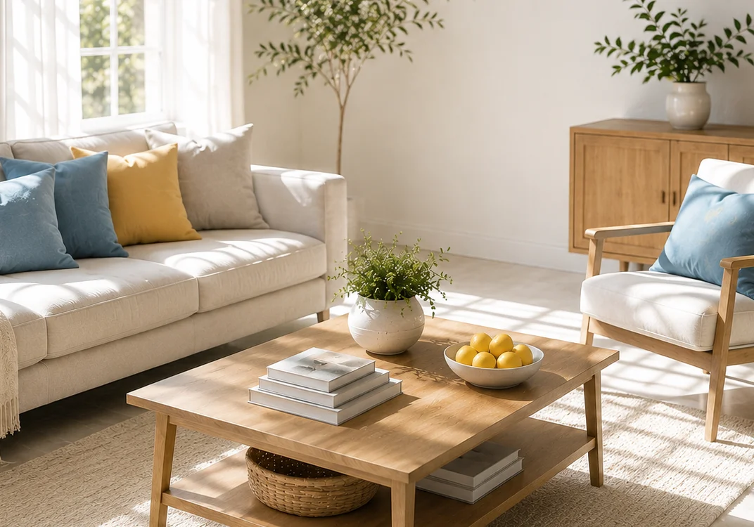 Provider cleaning a bright home (Jersey City)